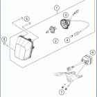 2019 TE 150 CHASSIS Фара