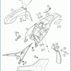 2020 TC 50 CHASSIS Обтекатель , крылья