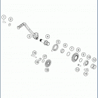 2020 TC250 ENGINE Кик стартер