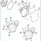 2020 TC 65 ENGINE Кожух сцепления
