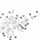 A99RF50AA RANGER Gearcase (cases and snorkel)