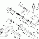 A99RF50AA RANGER Gearcase (internal components)