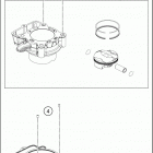 2018 FC 250 ENGINE Цилиндры