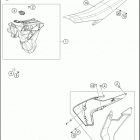 2018 TE 250i CHASSIS Tank, sea t , cover