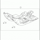 FE 350 CHASSIS Зажита двигателя