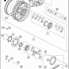 2016 701 SUPERMOTO CHASSIS Переднее колесо