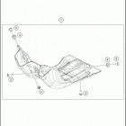 2018 FC 450 ROCKSTAR EDITION CHASSIS Зажита двигателя