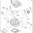 FE 501 ENGINE Головка цилиндров