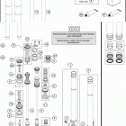 2018 FS 450 CHASSIS Передняя вилка