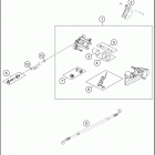 TC 250 CHASSIS Тормозной суппорт задний