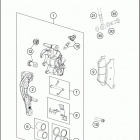 2018 FC 450 ROCKSTAR EDITION CHASSIS Передний суппорт