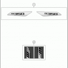 FE 350 CHASSIS Наклейки