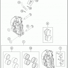 701 SUPERMOTO CHASSIS Передний суппорт
