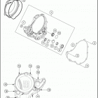 FX 350 ENGINE Кожух сцепления