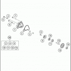 TC 50 ENGINE Водяной насос