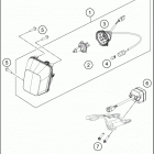 TE 300 CHASSIS Фара