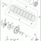 FE 501 ENGINE Сцепление