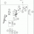 TC 125 CHASSIS Передний тормозной суппорт