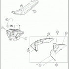 2018 FC 450 ROCKSTAR EDITION CHASSIS Tank, sea t