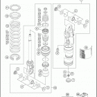 TC 65 CHASSIS Амортизатор в разборе