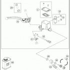 2016 701 ENDURO CHASSIS Главный цилиндр тормозной