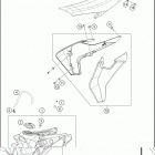2018 FS 450 CHASSIS Tank, sea t , cover
