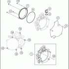TC 50 ENGINE Кожух сцепления