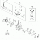 FE 450 ENGINE Crankshaft , piston