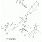 701 ENDURO CHASSIS Глушитель