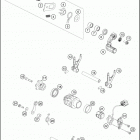 2016 FC 250 ENGINE Механизм переключения