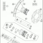 TC 85 CHASSIS Переднее колесо