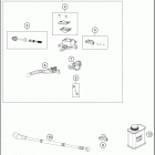 TE 300 CHASSIS Главный цилиндр тормозной