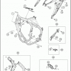 TE 300 CHASSIS Рама