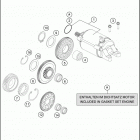 2018 701 ENDURO ENGINE Электрический стартер