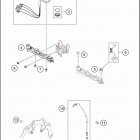 2018 TE 250i CHASSIS Панель приборов