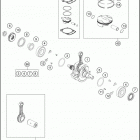 FX 350 ENGINE Crankshaft , piston