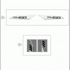 FC 450 CHASSIS Наклейки