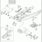 TC 85 CHASSIS Бугель
