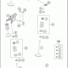 2018 701 ENDURO ENGINE Клапана