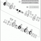 2018 701 ENDURO ENGINE Трансмиссия 2-контрпривод