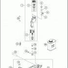 TE 300 CHASSIS Тормозной цилиндр задний