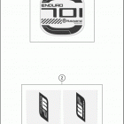 2016 701 ENDURO CHASSIS Наклейки