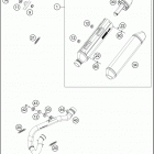 FE 250 CHASSIS Глушитель