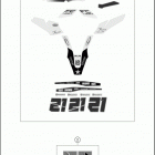 2018 FC 450 ROCKSTAR EDITION CHASSIS Наклейки