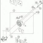 TC 85 CHASSIS Передний тормозной суппорт