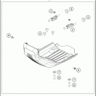 2016 701 ENDURO CHASSIS Зажита двигателя