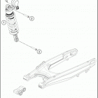 2016 701 ENDURO CHASSIS Моно амортизатор