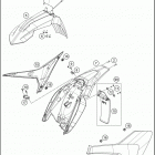 TC 65 CHASSIS Обтекатель , крылья