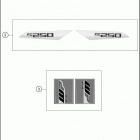FC 250 CHASSIS Наклейки