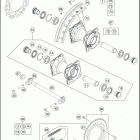 TC 85 CHASSIS Переднее колесо